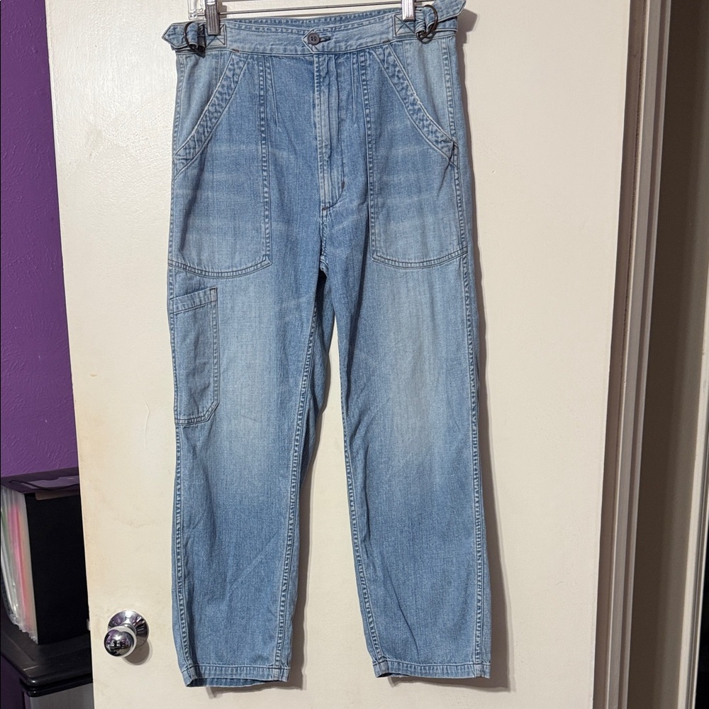 Citizens Of Humanity Relaxed Denim Jeans in Light Blue